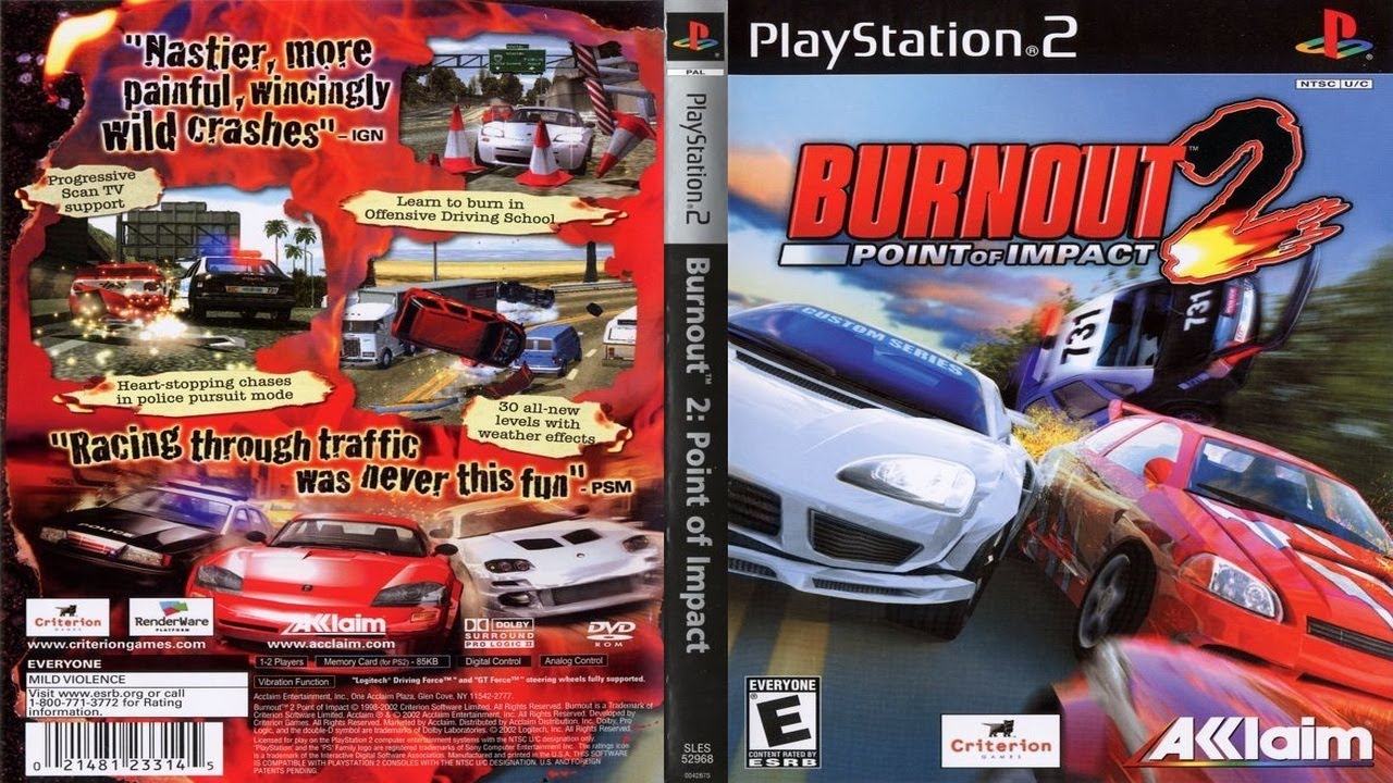 Burnout 2: Point of Impact (2002) - Full Gameplay  | PS2  |  UHD | 4K |