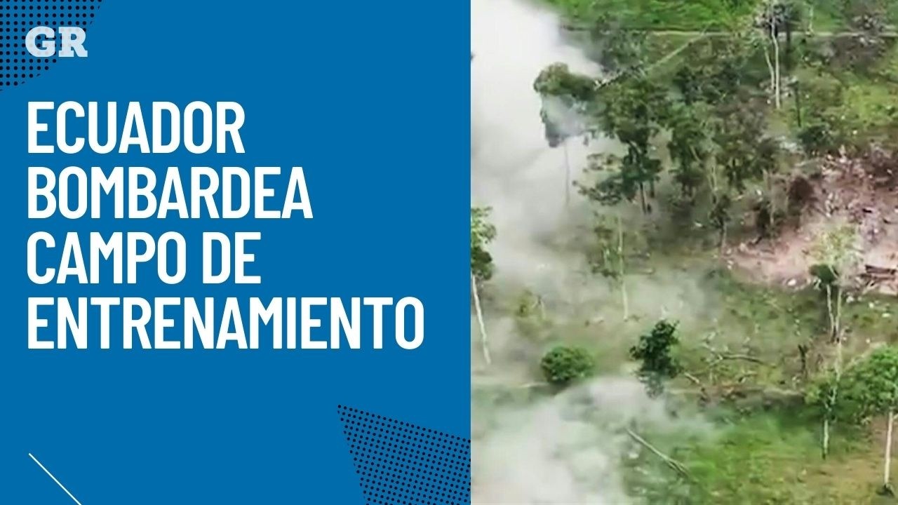 Ecuador bombardea campo de entrenamiento con apoyo de EU