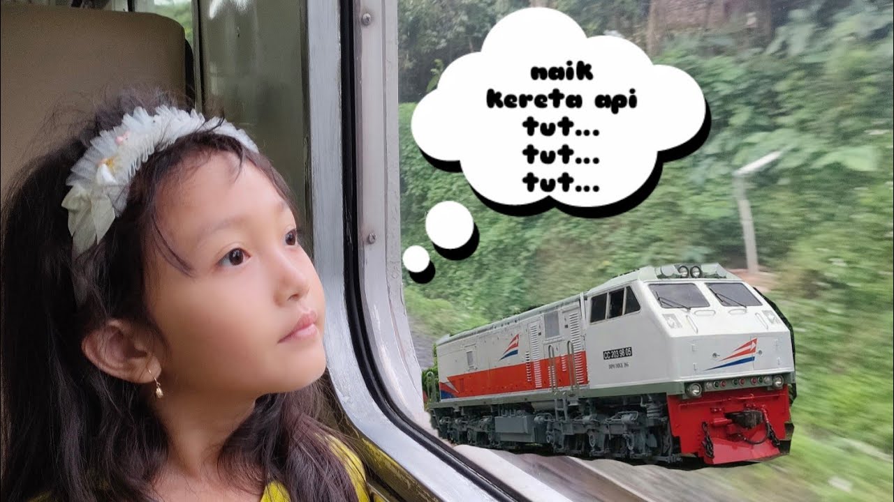 Acen Alen Keliling Bandung Naik Kereta Api tut... tut... tut... || Acen Alen Official