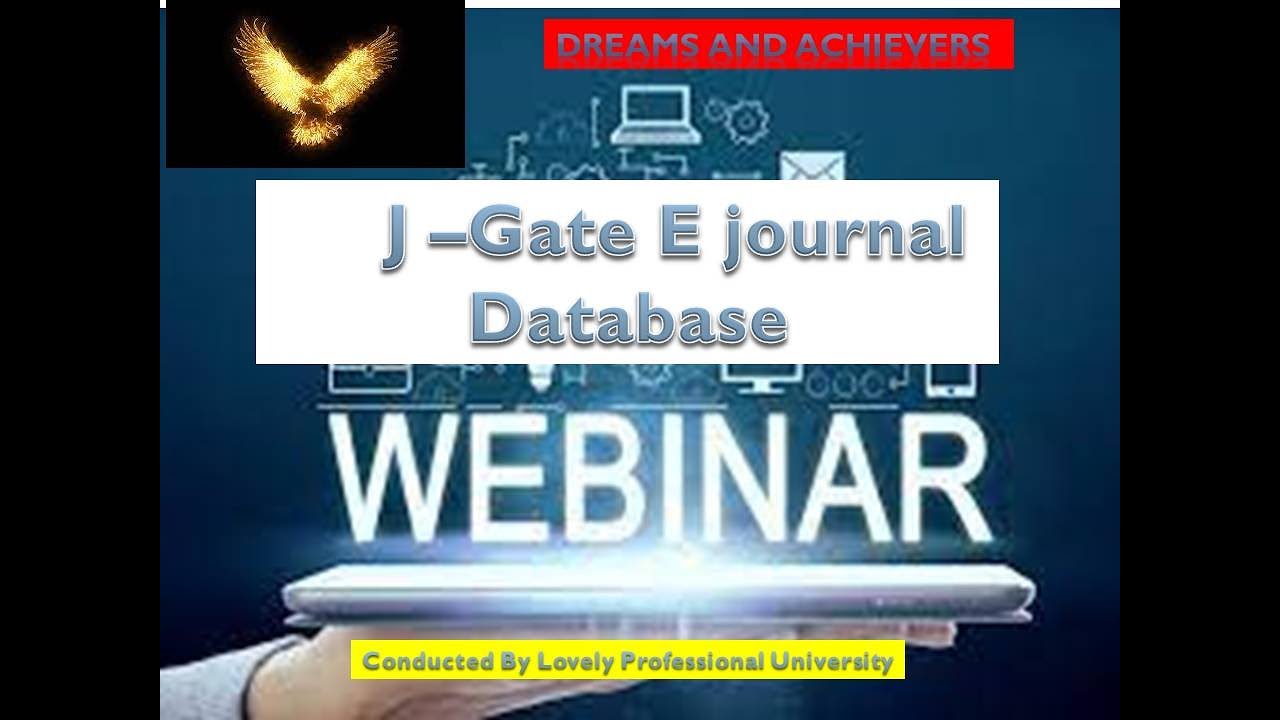 J Gate Database Access  Webinar