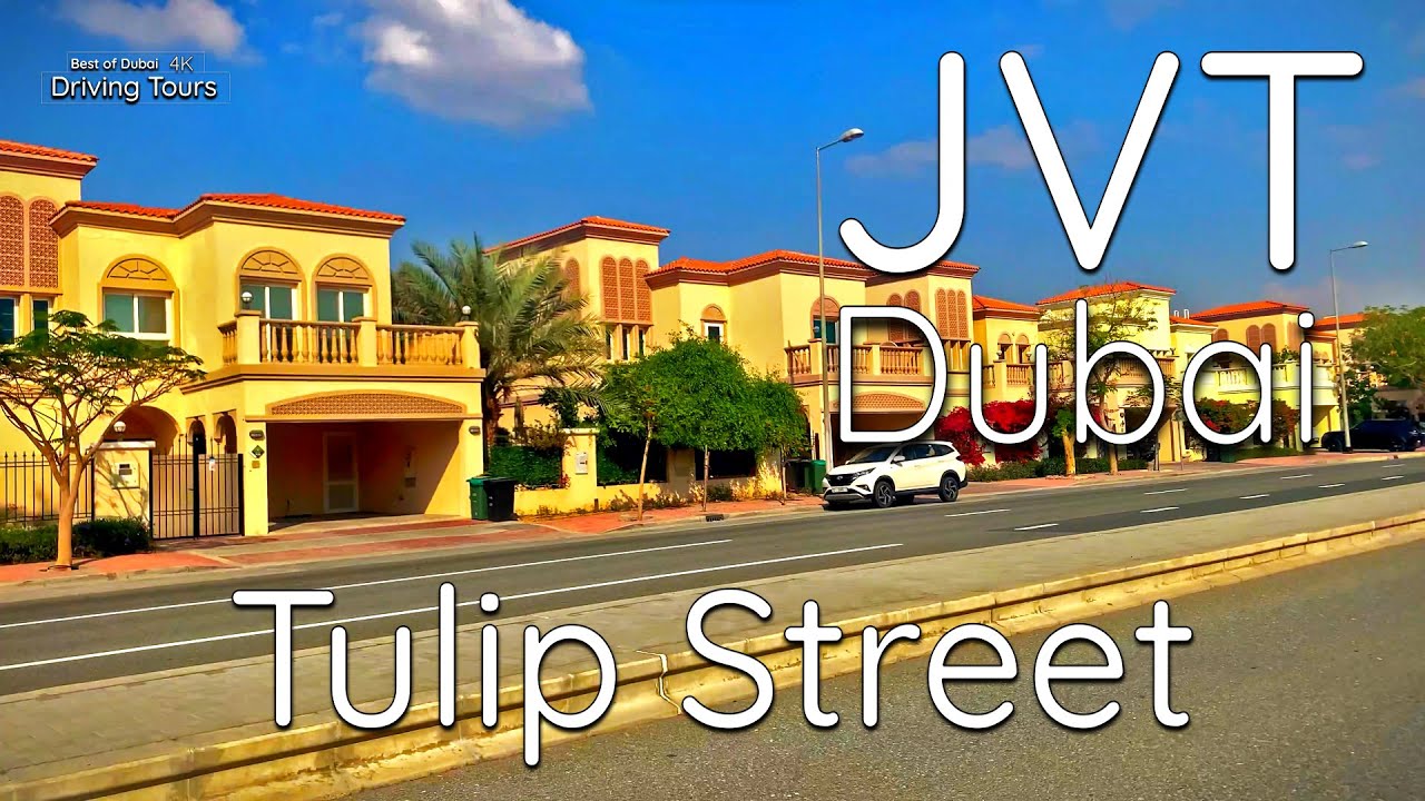 4K JVT Tulip Street Views - Dubai