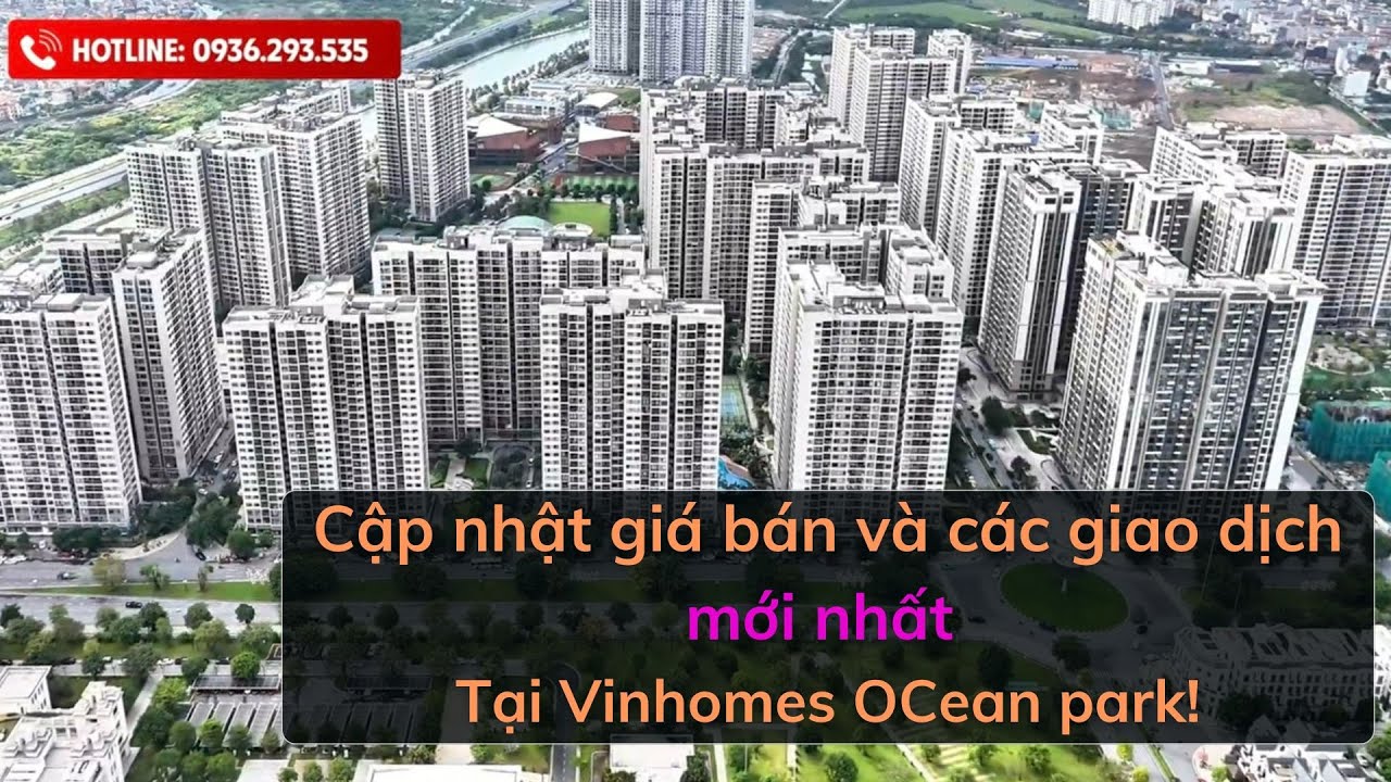 Cập nhật giá giao dịch chung cư tại Vinhomes Ocean Park mới nhất! 28/11/2025