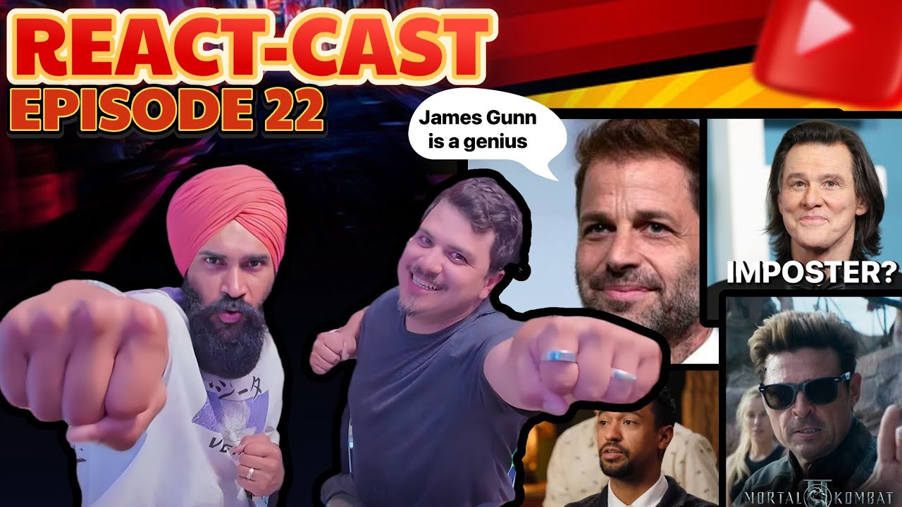 REACT-CAST: Mortal Kombat Movie, Jim Carrey?, Snyder Praises Gunn, Jury Duty S2, The Madison