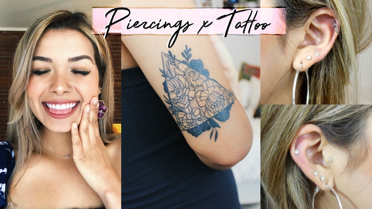 MY PIERCINGS & TATTOO!! | Meaning, Regrets, & Pain Scale