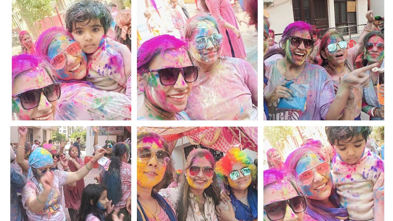 Hamare deep Ganga society mein Holi ka program #2026 #holi special#masti time #Holi Vibes