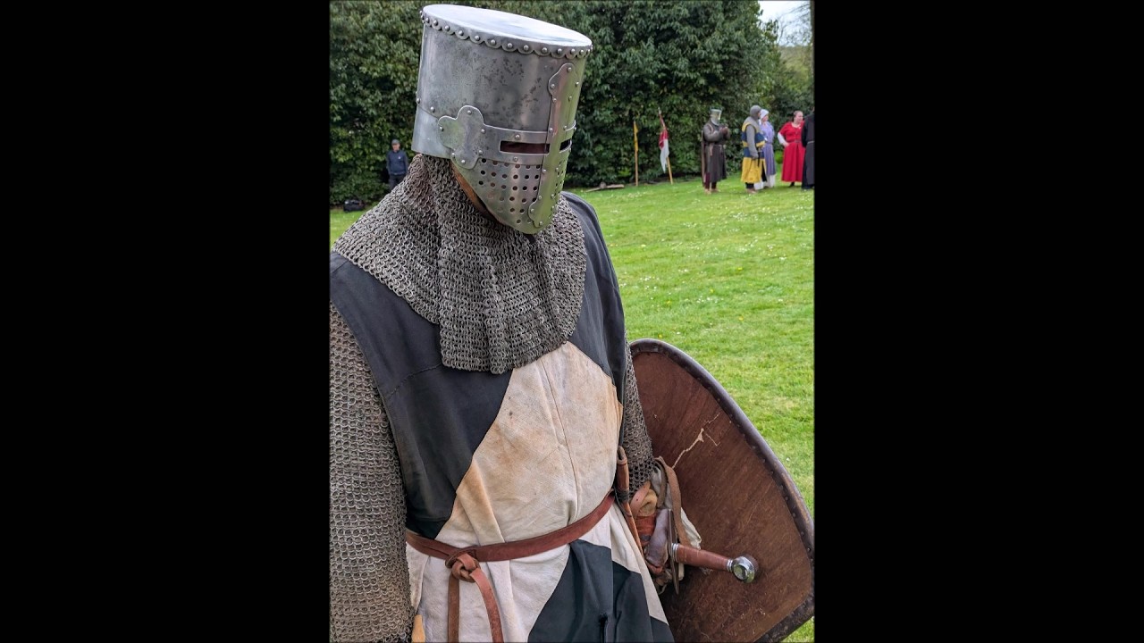 Medieval Reenactor photos - at Arundel Castle Medieval Festival    April 2025