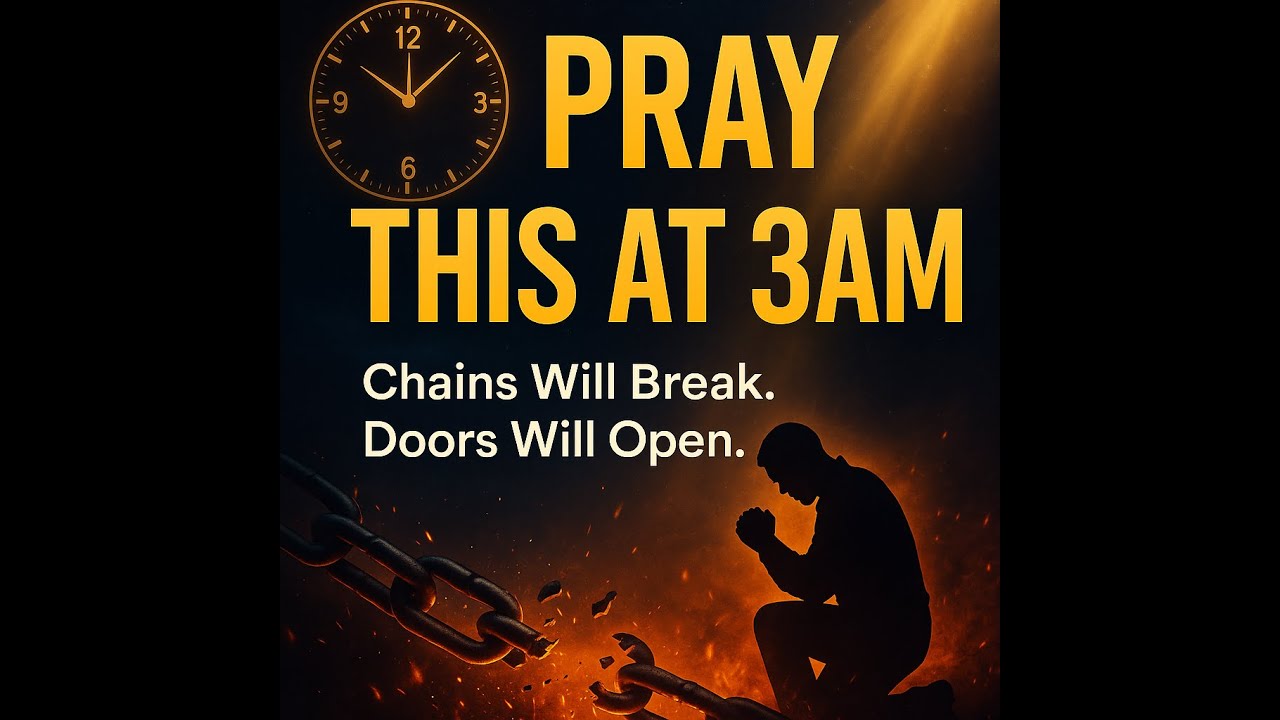 Pray This At 3am When You Wake Up | Powerful Early Morning Prayer - Thank You GOD