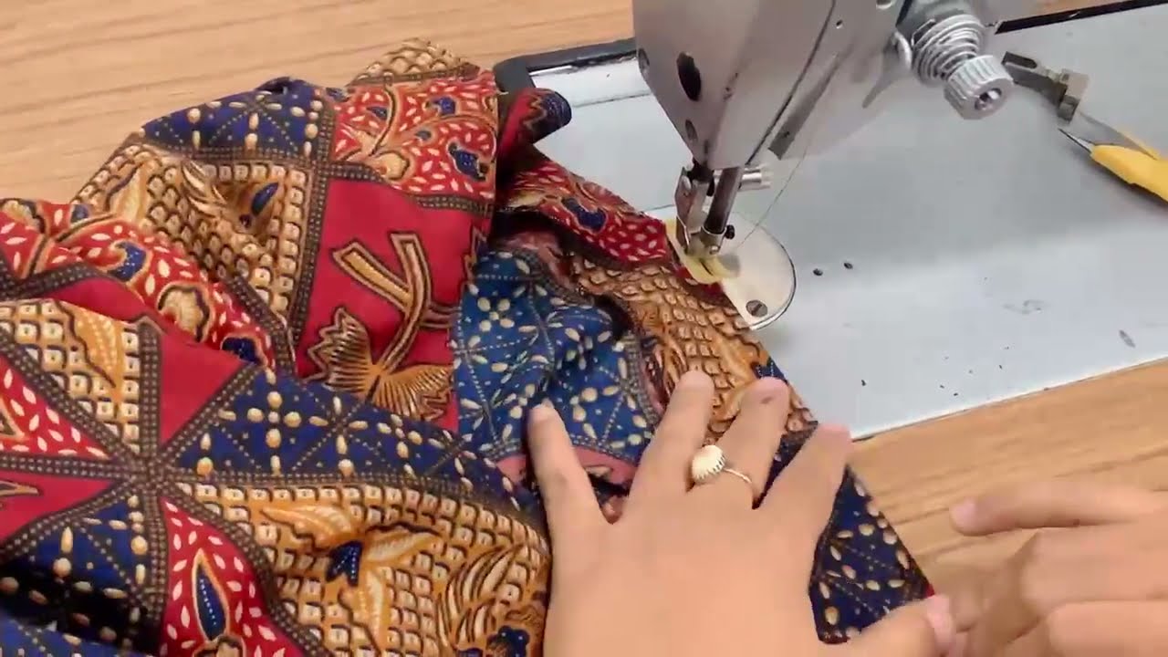 Jahit Seluar Tidur Tanpa Pola