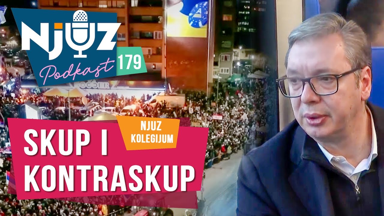 Pumpanje u Kragujevcu vs. Imaginarni svet A. Vučića : Njuz Podkast 179
