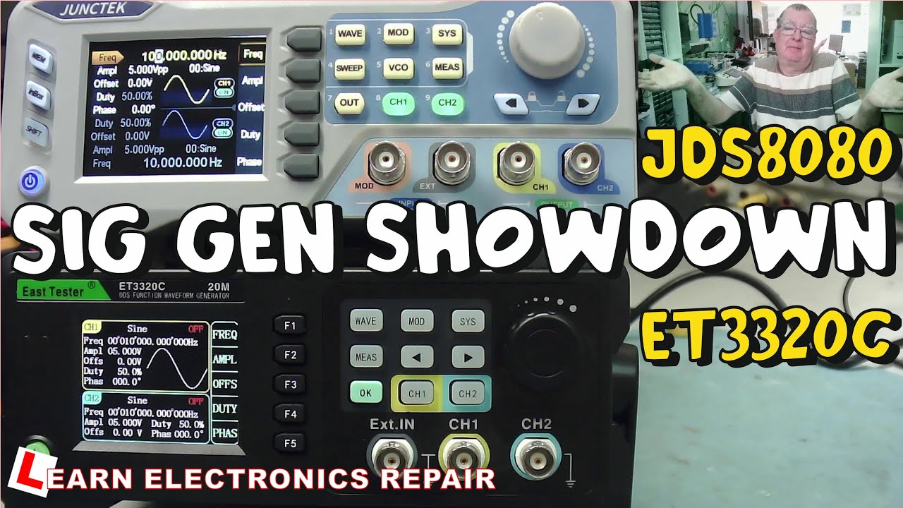 Signal Generator Showdown : JDS8080 vs ET3320C Test And Review  -Which Is Best?