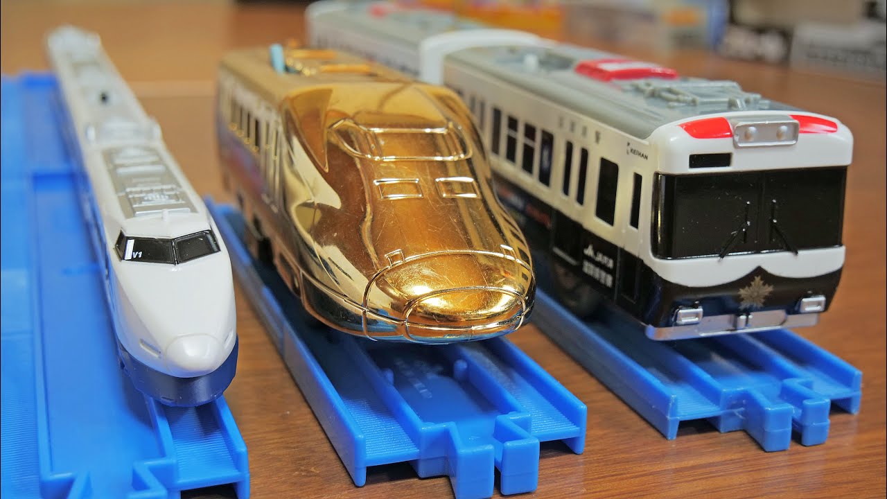 ホビーオフで買った中古プラレール　パト電ラッピング電車　金ぴか700系新幹線　アドバンスの100系新幹線を紹介