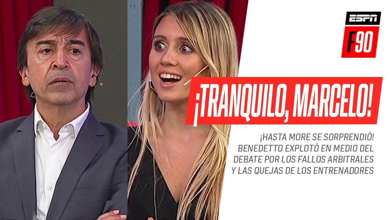 ¡EXPLOTÓ! #Benedetto se calentó en medio del debate por las quejas de los fallos arbitrales
