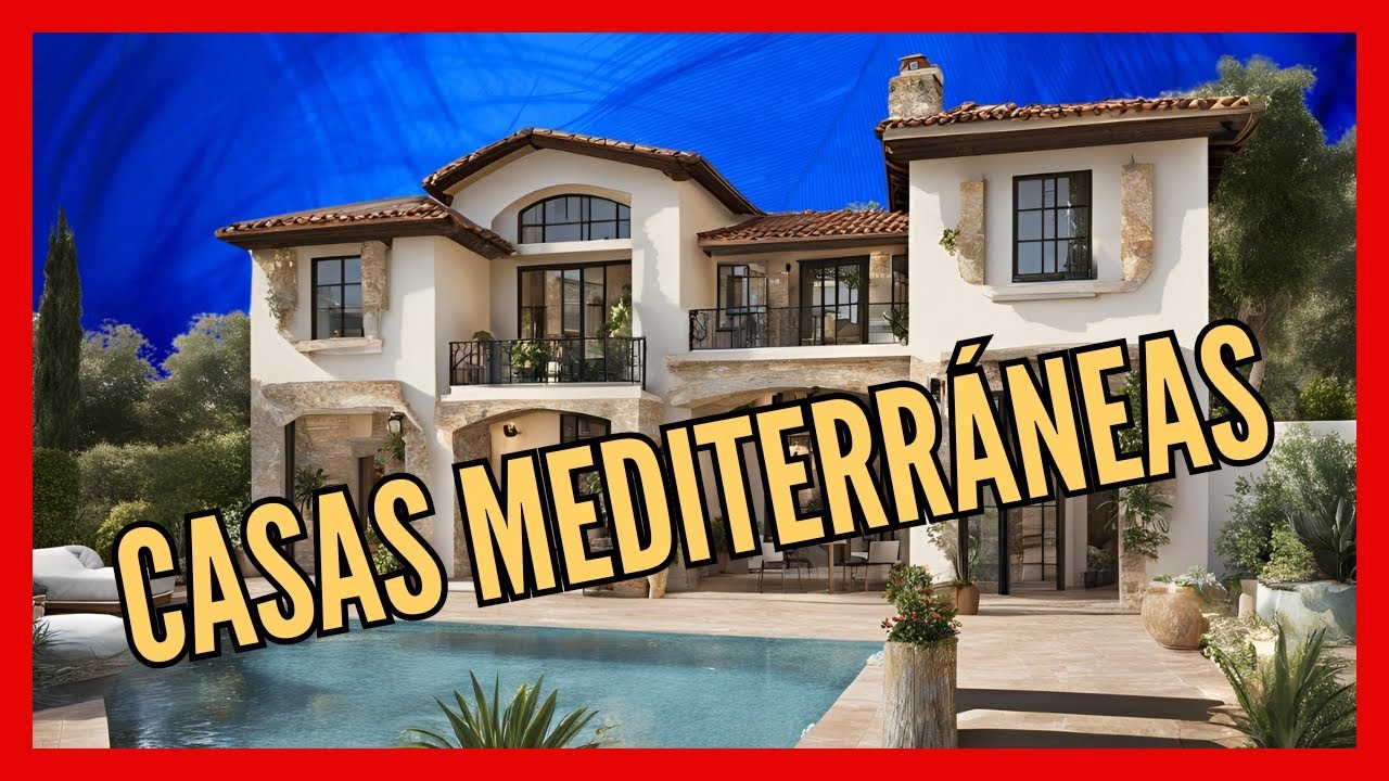 Las mejores FACHADAS 100% de estilo MEDITERRÁNEO (2024 - 2025)