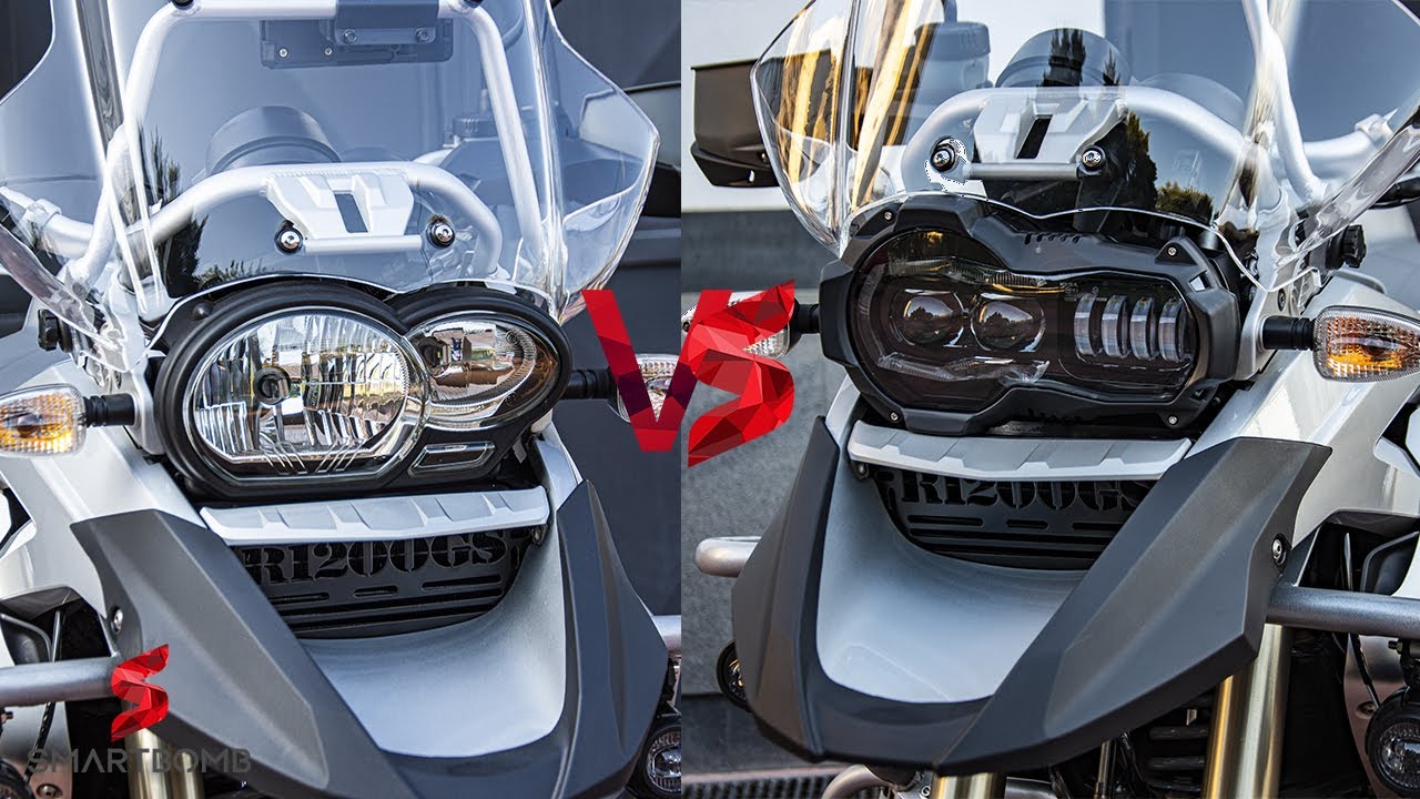 Montaggio Fanale LED (PROVA SU STRADA) PLUG&PLAY BMW GS 1200 2004 AL 2013 Versione LIQUID COOLED