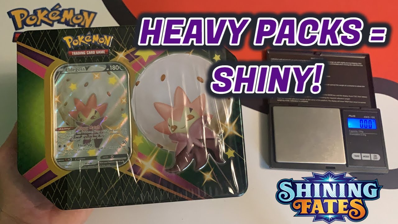 Weighing HEAVY Shining Fates Packs!
