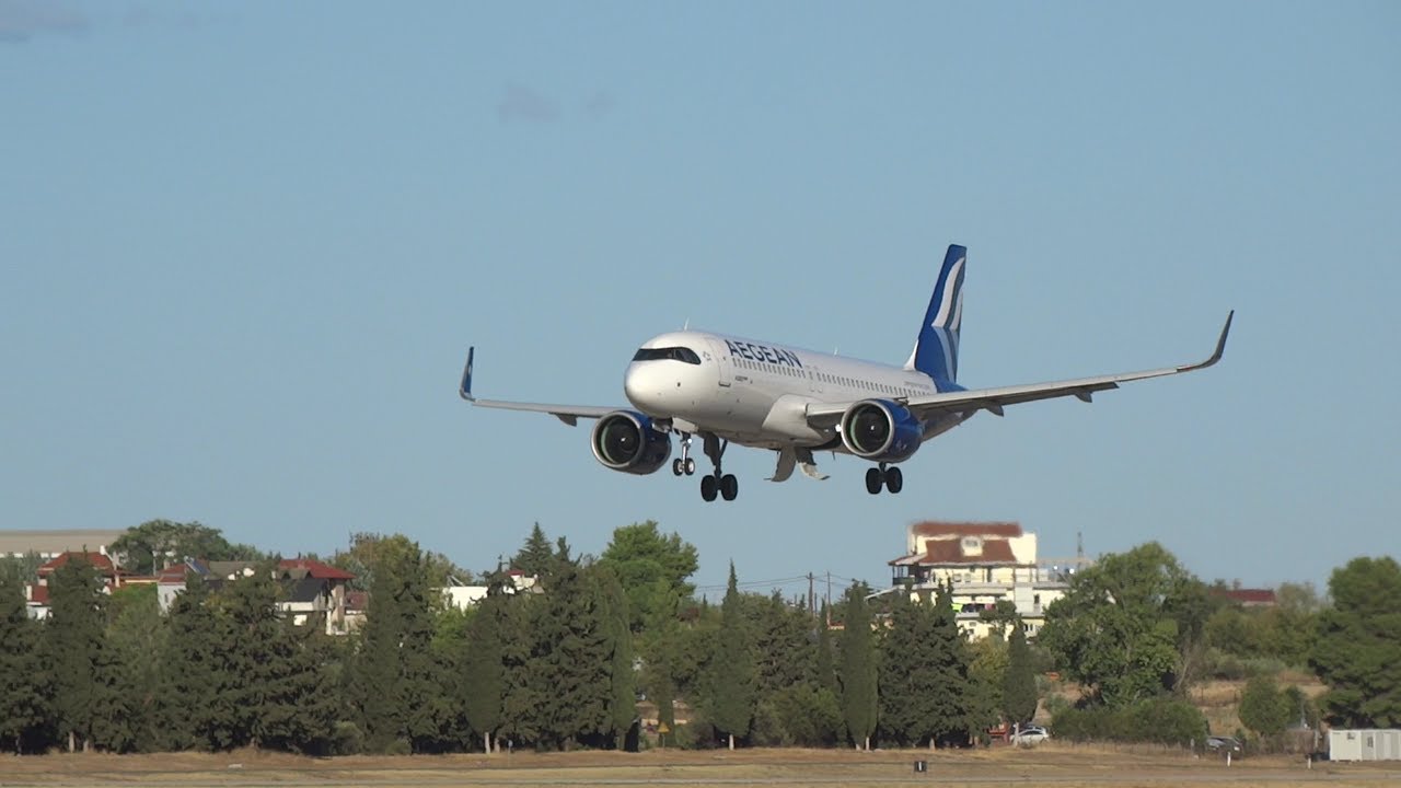 Aegean Airlines Airbus A320 Neo at Athens Flying Week 2024