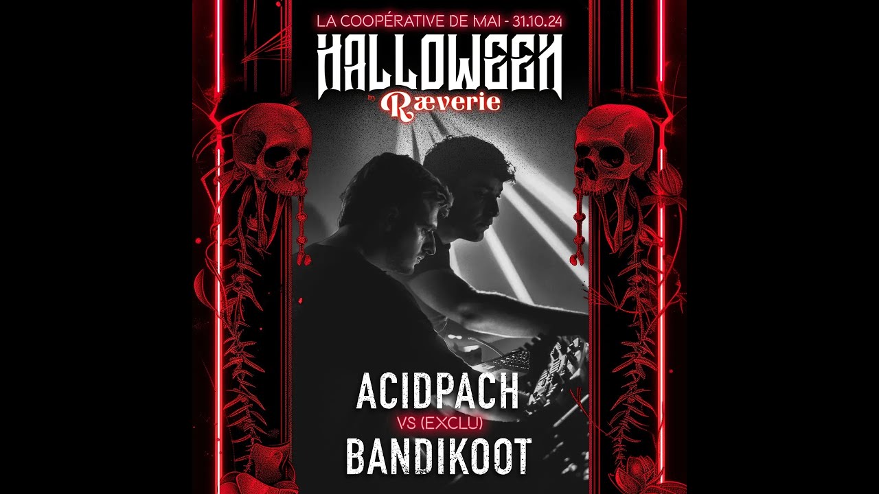 ACIDPACH vs BANDIKOOT @ HALLOWEEN RAEVERIE - LA COOP DE MAI - 31 10 2024