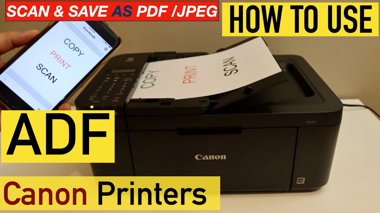 How To Use ADF in Canon Printers?