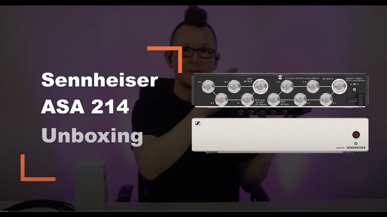 Sennheiser ASA214 Antenna Distro Unboxing