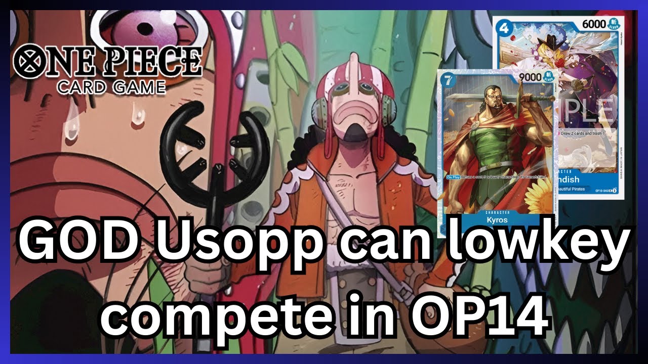 [OP14] Blue/Black Usopp. The Return of a GOD!