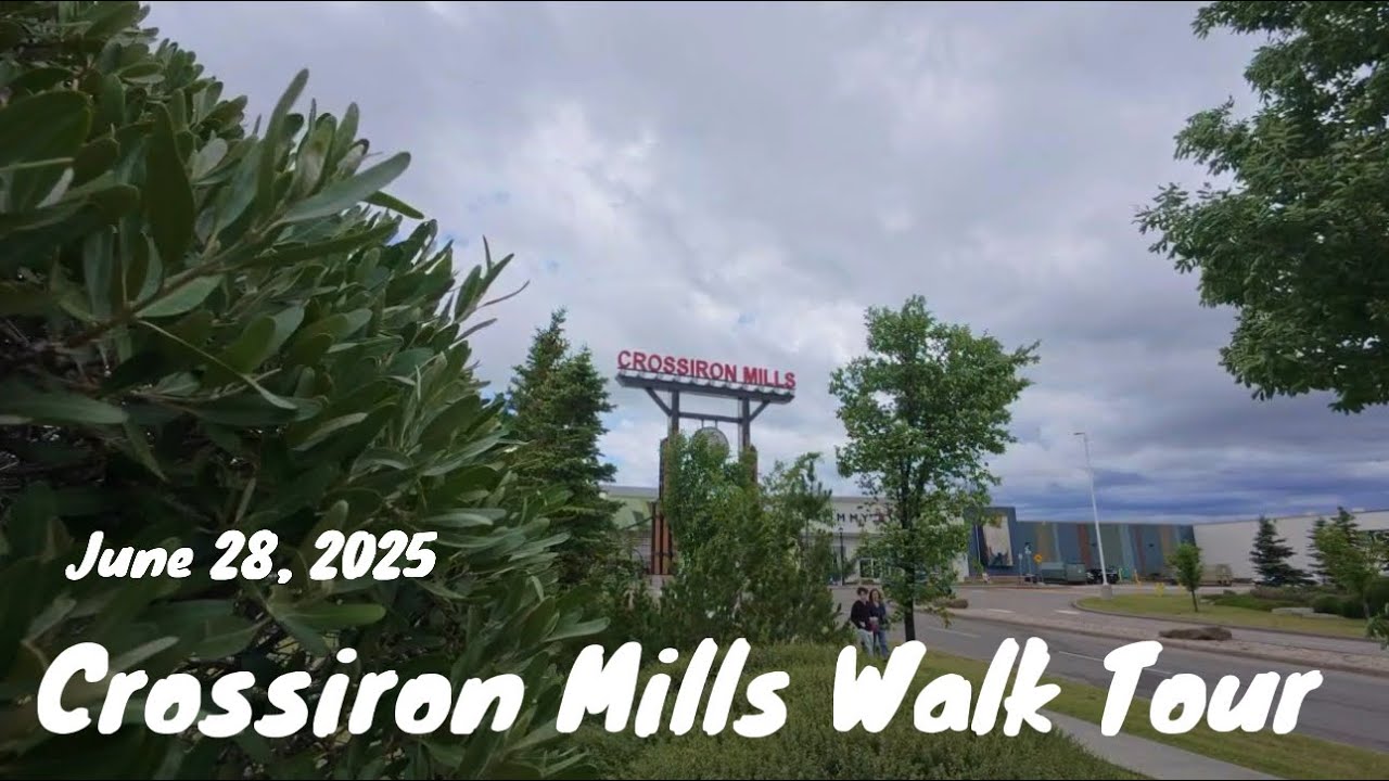 (4K)Crossiron Mills Biggest Shopping Centre in Calgary Alberta #calgary #walkingtour #albertacanada