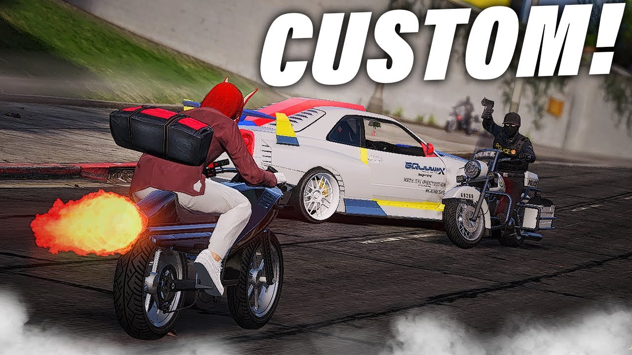 AKSI EPIC MOTOR GUNDAM BERLAWANAN DENGAN KELOMPOK PENCURI SKYLINE GUNDAM JARWO! - GTA V ROLEPLAY