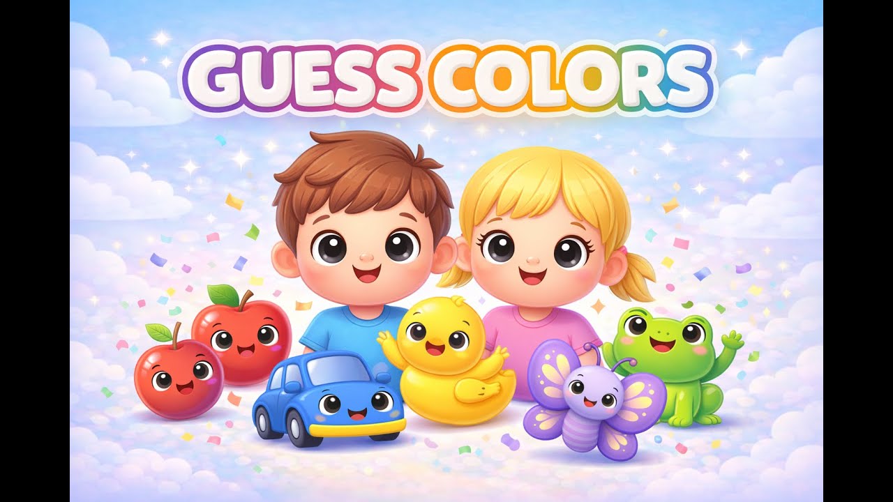 Guess the Color! | Learning Colors for Toddlers