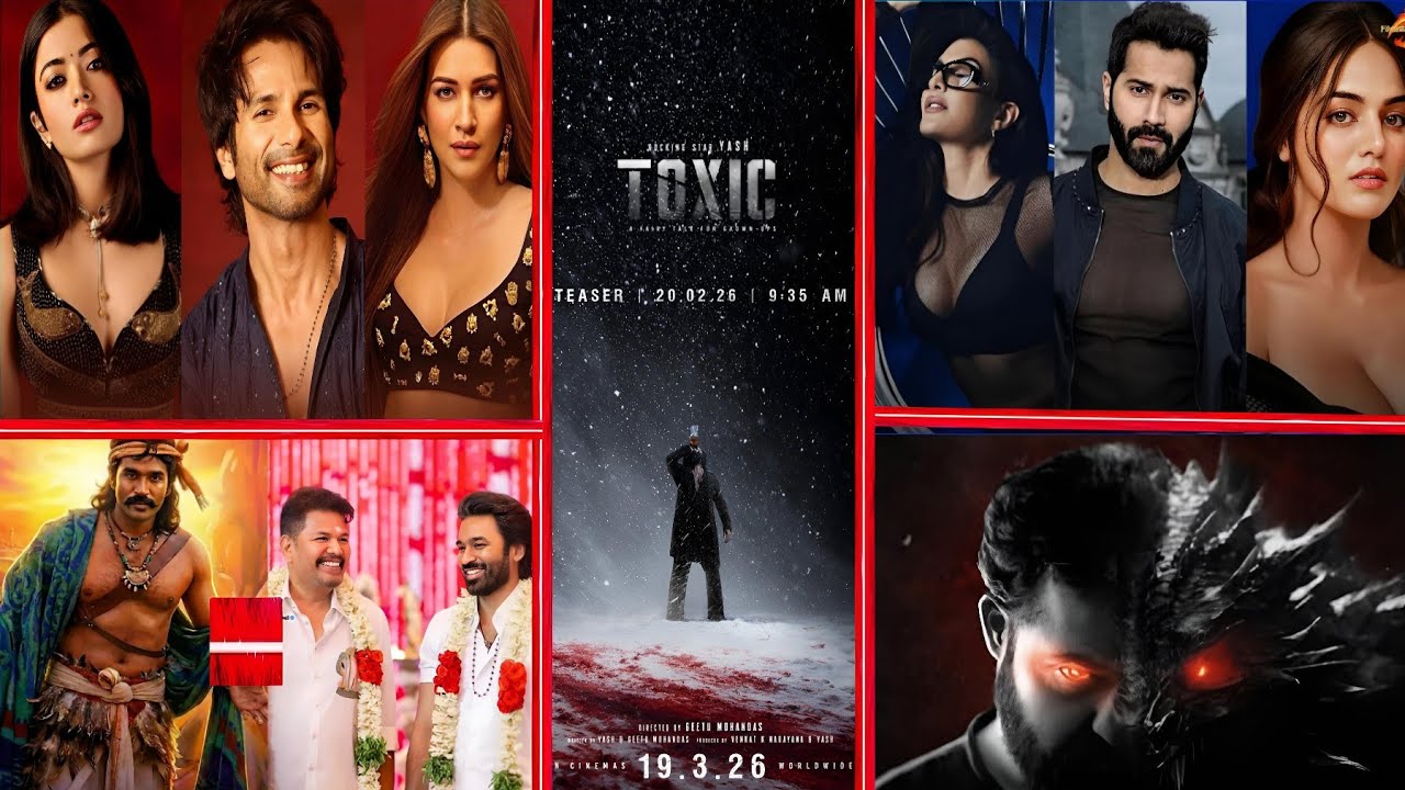 Toxic Teaser Poster | KH+RK Promo | Cocktail 2 Story | AK64 | Dhanush Velpari | Badlapur 2 | Devra 2