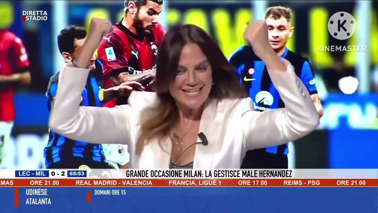 Lecce Milan 2-2 telecronaca Tiziano Crudeli