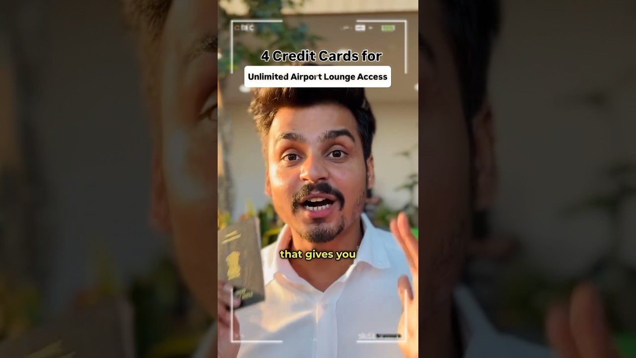 FREE 😲 Unlimited Airport Lounge Access | Best Credit Cards in India | HDFC Infinia #creditcards