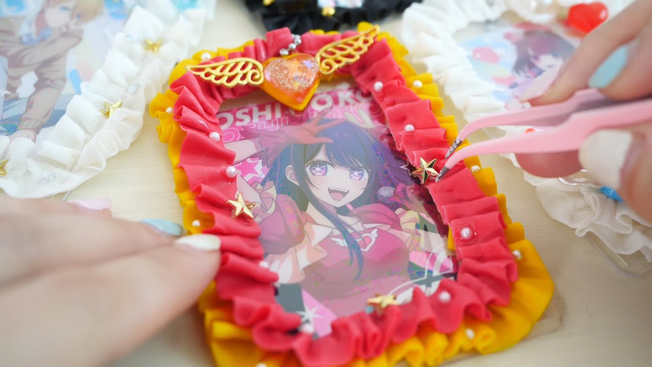 100均材料で作る【推しの子】トレカケースデコ♡【 こうじょうちょー  】