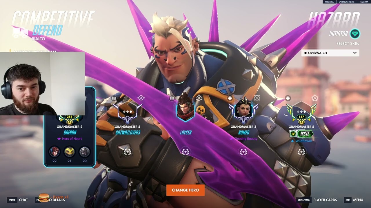 Лучший игрок в Overwatch, специализирующийся на нанесении урона, Дафран, теперь играет в основном...