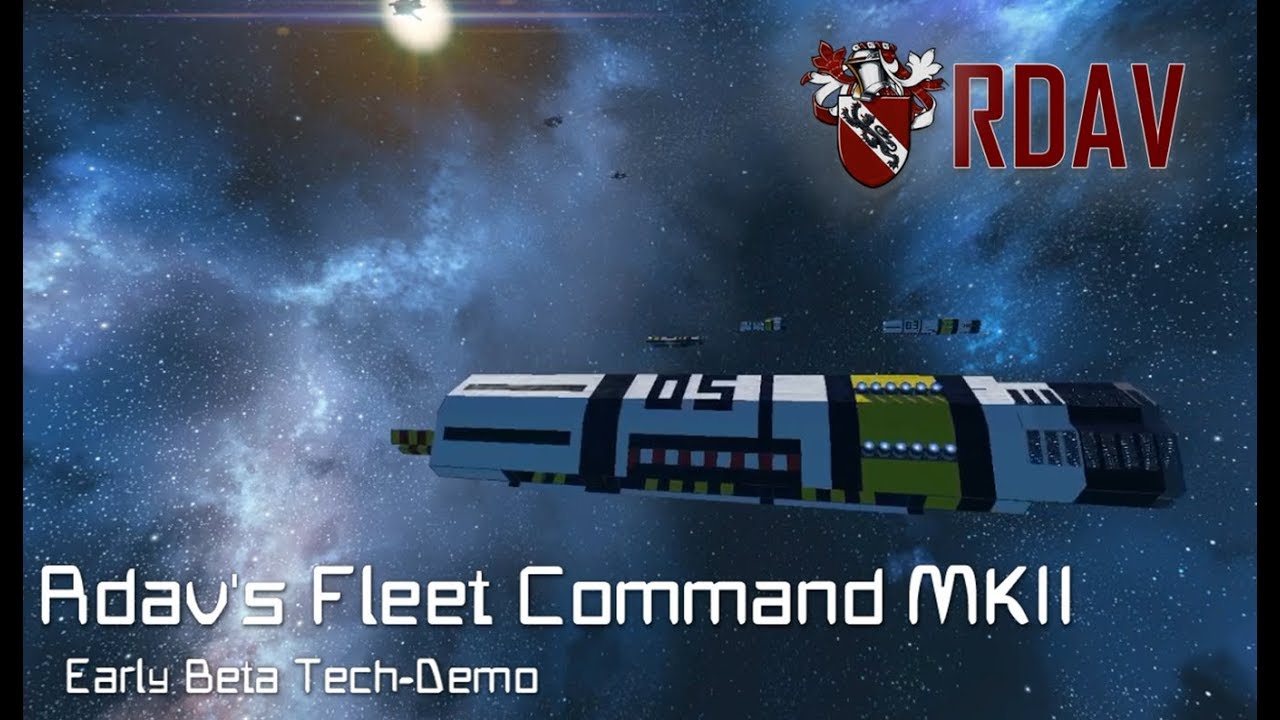 Rdav's Fleet Command MKII Teaser Tech-demo [Space Engineers]