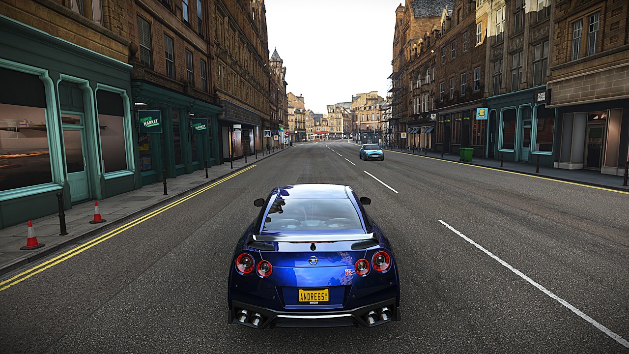 Andando pelo mapa de Forza Horizon 4 de GTR R35 - Ultrawide