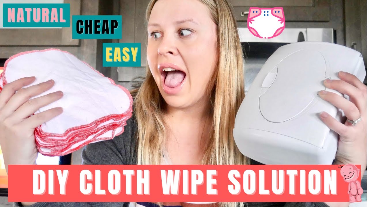 Cloth Wipes Solution DIY - Save Money and Make Your Own 💸
