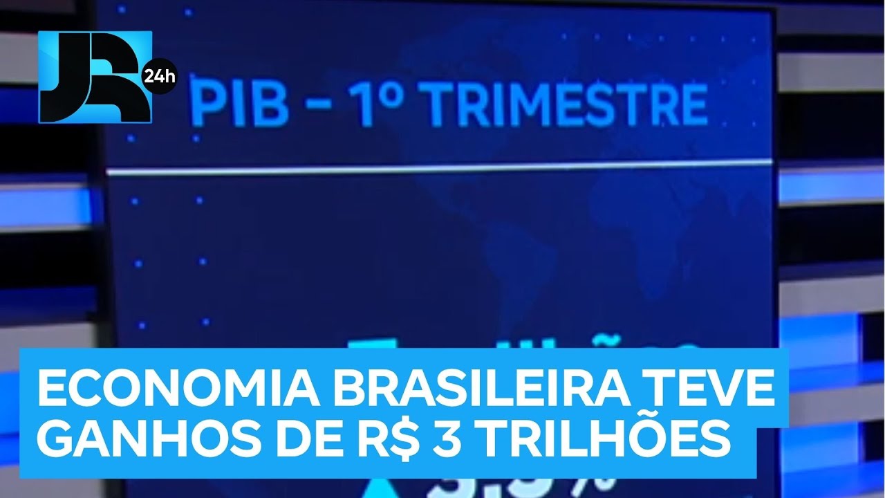PIB do Brasil cresce 1,4% no primeiro trimestre de 2025