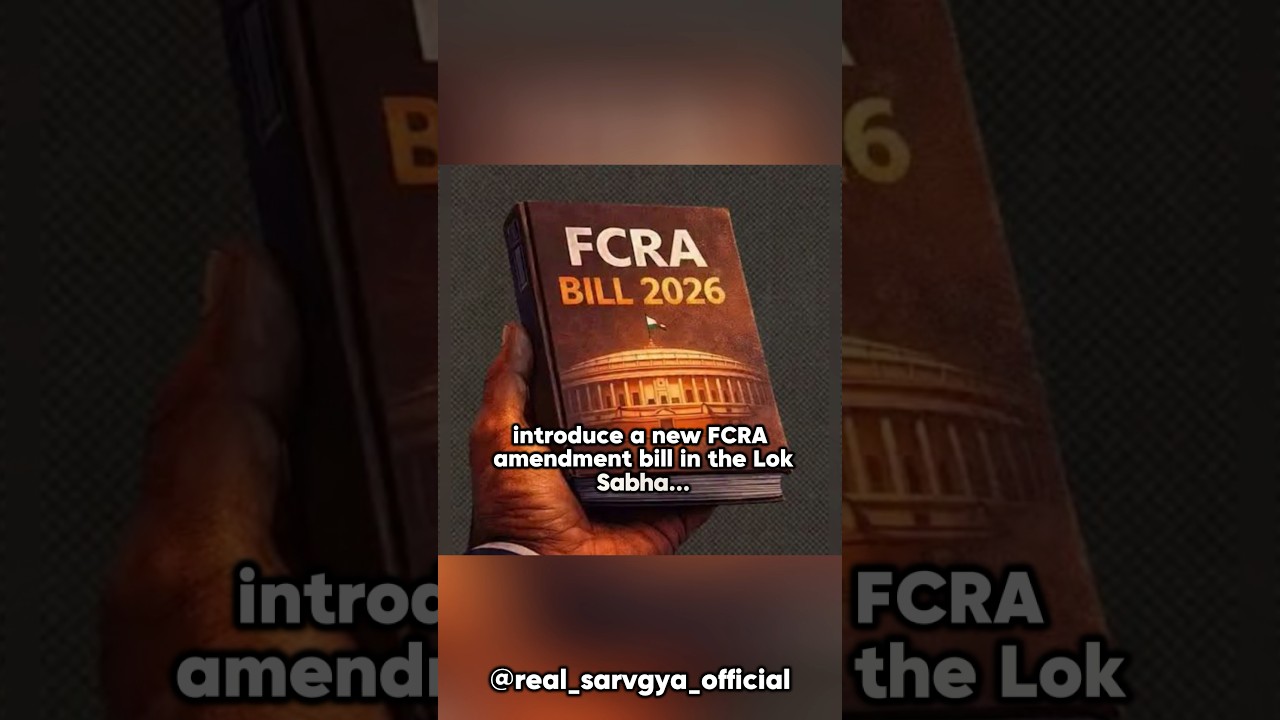 The Modi government is set to introduce a new FCRA amendment bill in the Lok Sabha 🤯😳#shorts