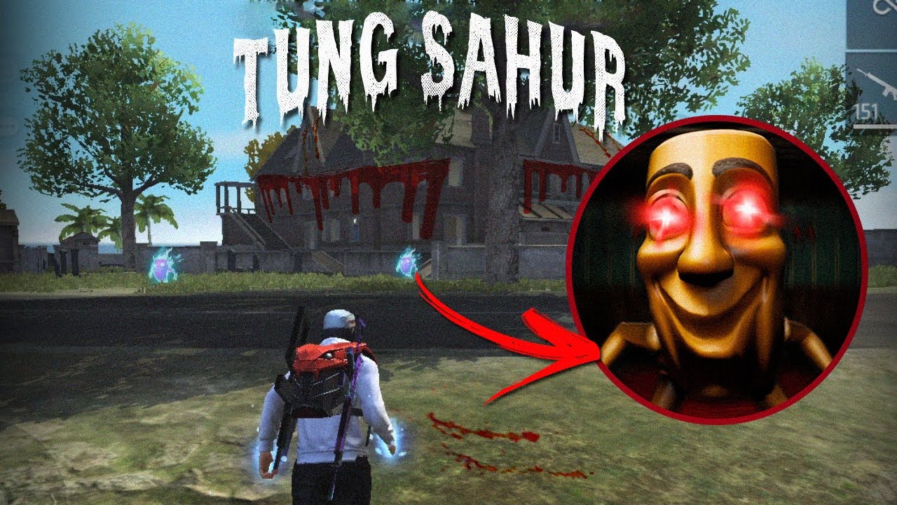 Encontrei a casa do TUNG TUNG SAHUR no MAPA DO FREE FIRE