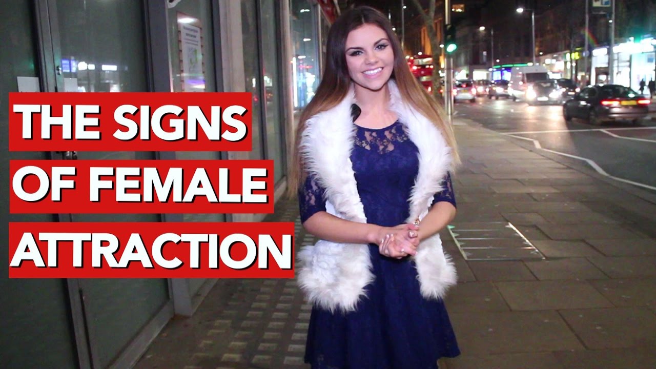 The signs of female attraction