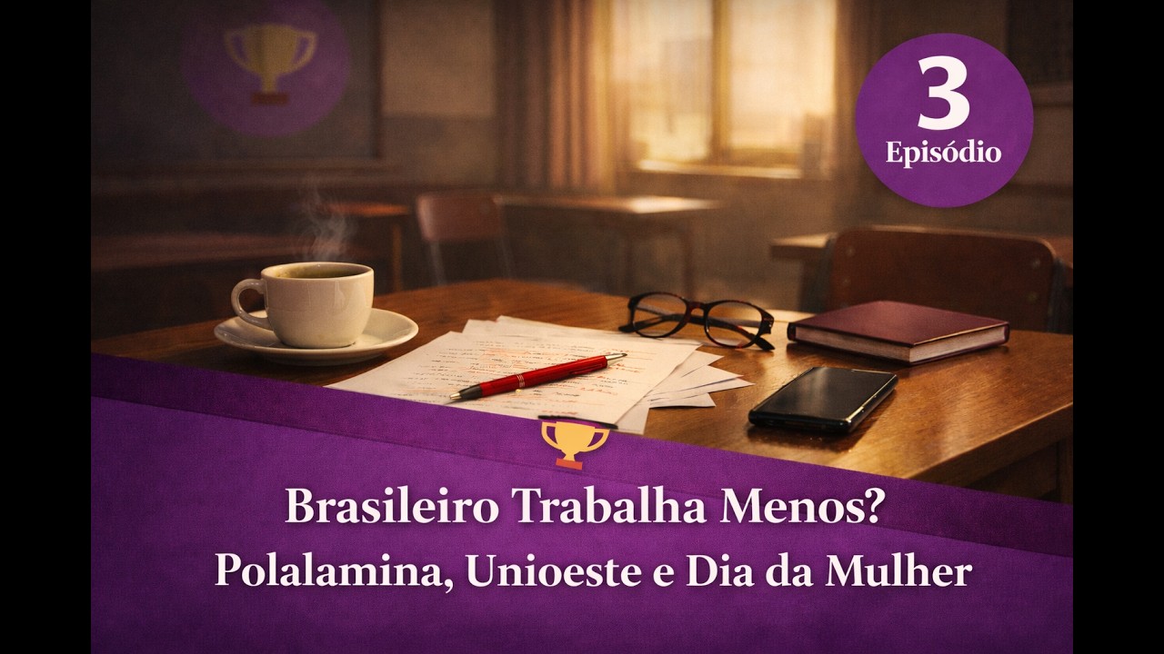 #03 - Brasileiro Trabalha Menos? Polalamina, Unioeste e Dia da Mulher