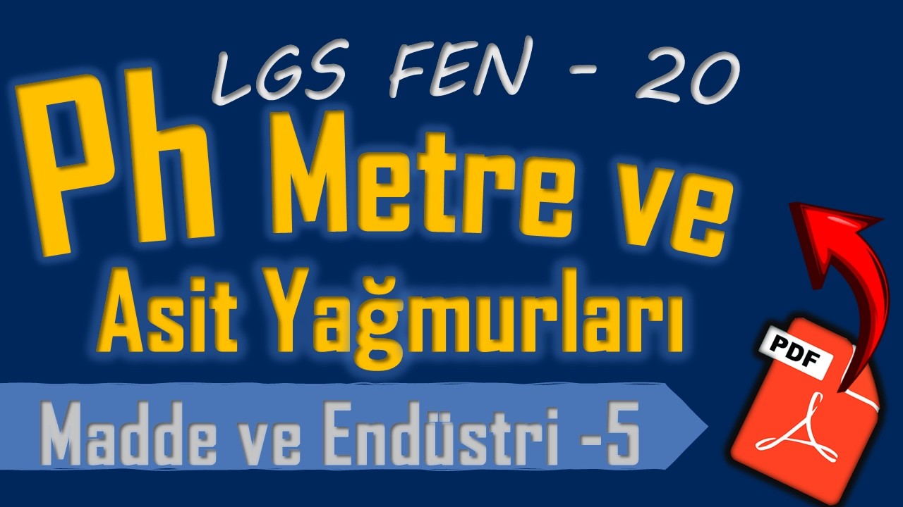İndikatörleri Karıştırma, Asit Yağmurunu Anla! | FEN #lgs2026