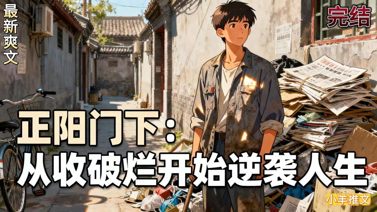 完结《正阳门下：从收破烂开始逆袭人生》开局穿越到正阳门下面对这个百废待兴的时代他深知，这里每个看似不起眼的东西等等，都有可能成为他改变命运的契机……#小说  #推文  #重生 #爽文 #有聲