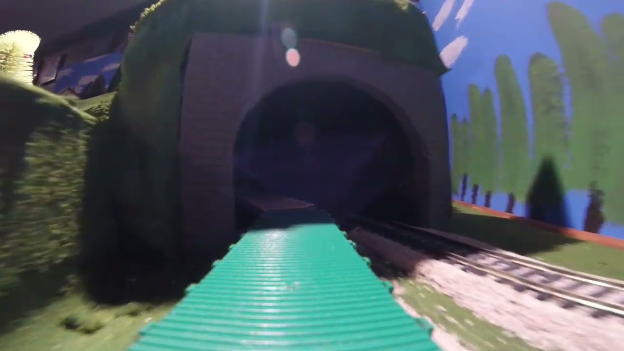 My CSX #2704 Christmas Lights Layout Run