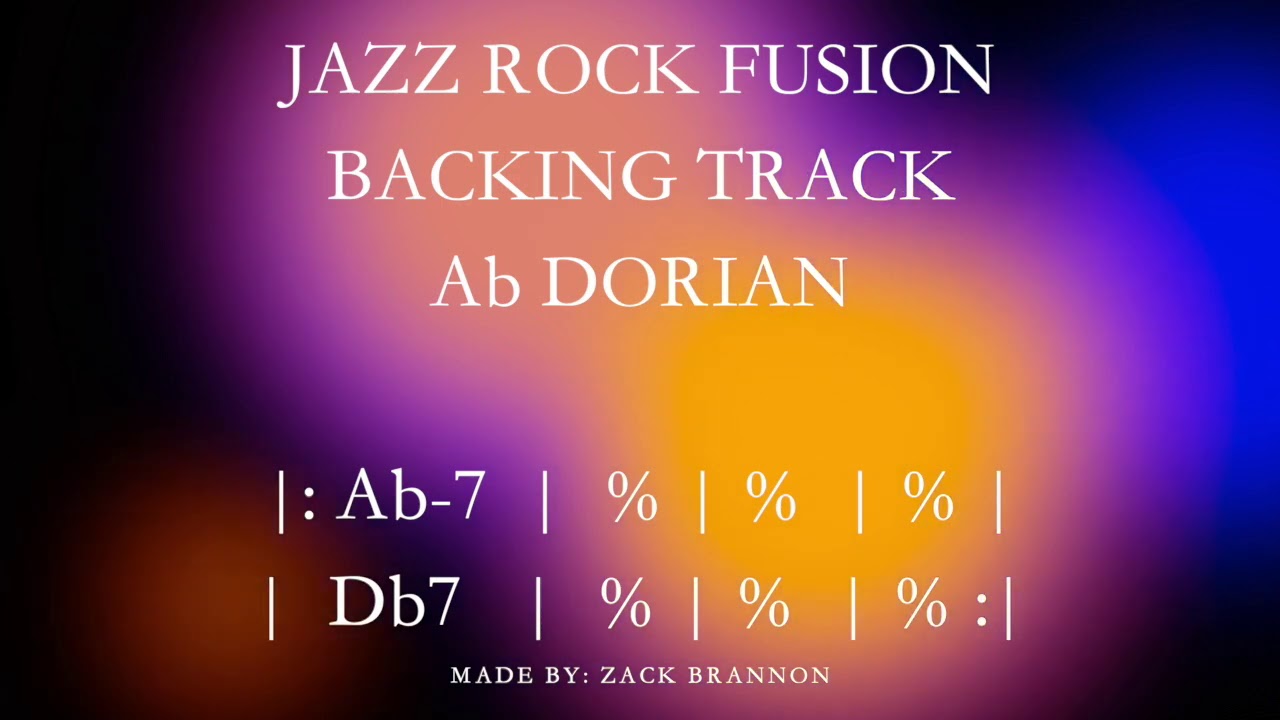Ab Dorian Backing Track (Fusion)