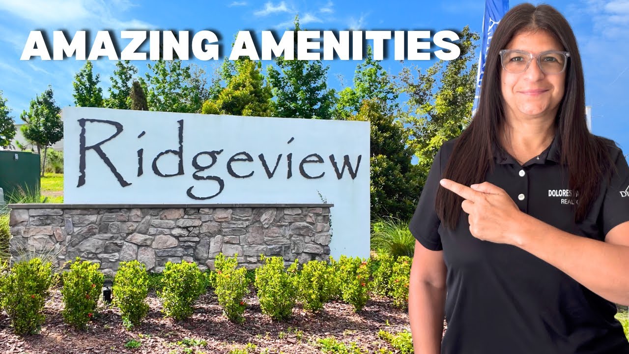 New Construction Homes in Clermont FL -  Ridgeview Community Tour with awesome amenities