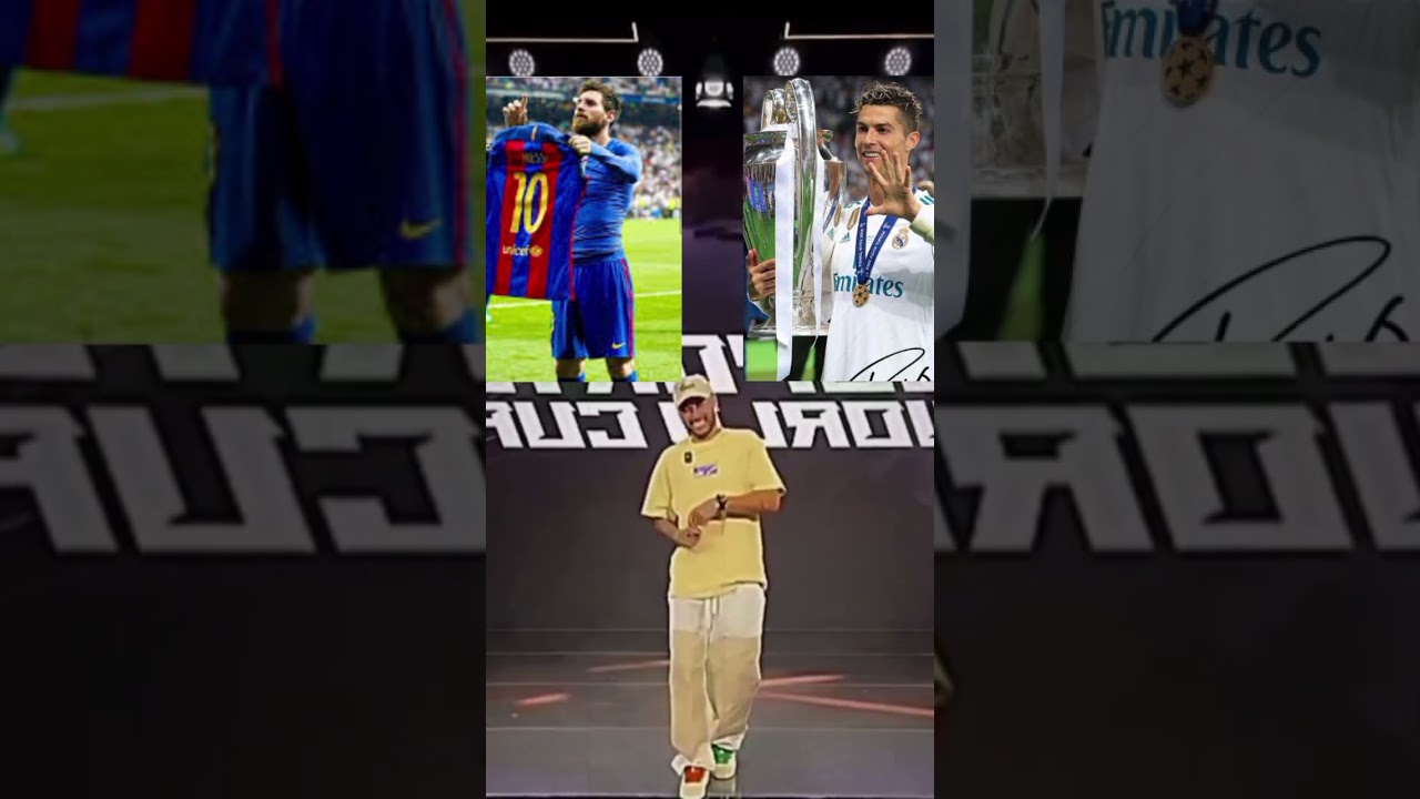 Pov Neymar He played with Messi but he chosed the Ronaldo