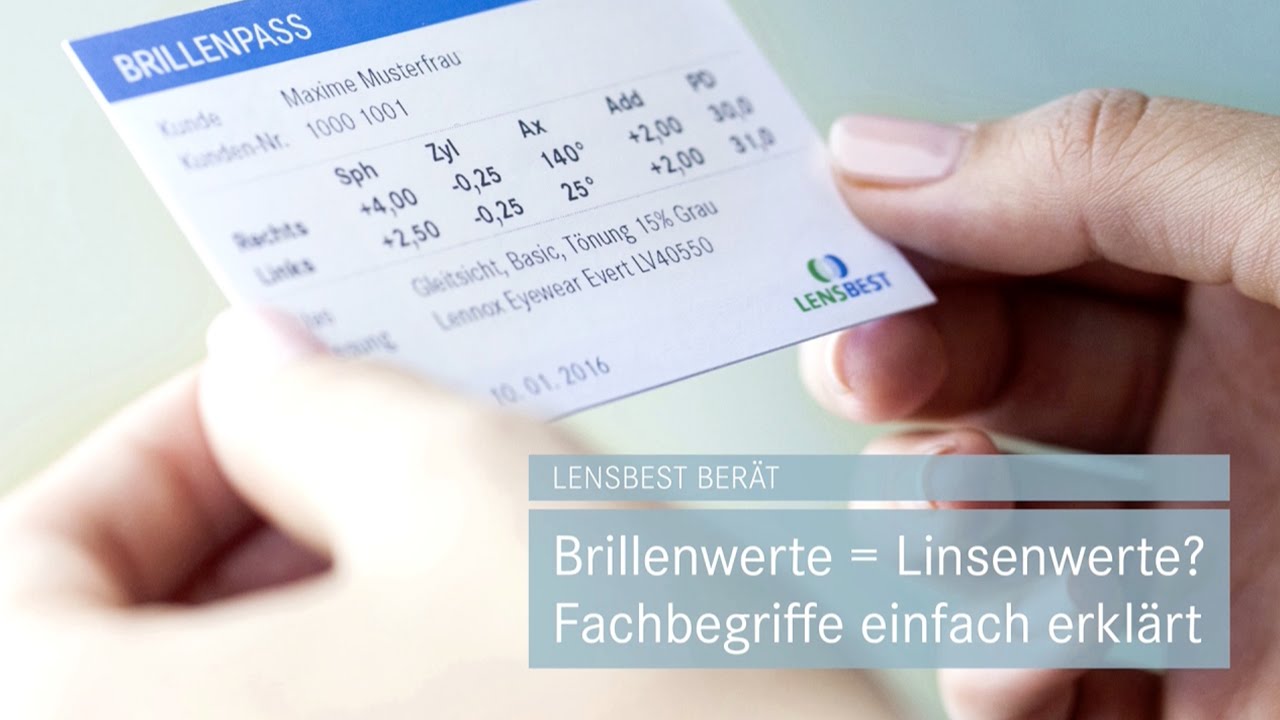 Brillenwerte gleich Kontaktlinsenwerte? - Tipps von Lensbest
