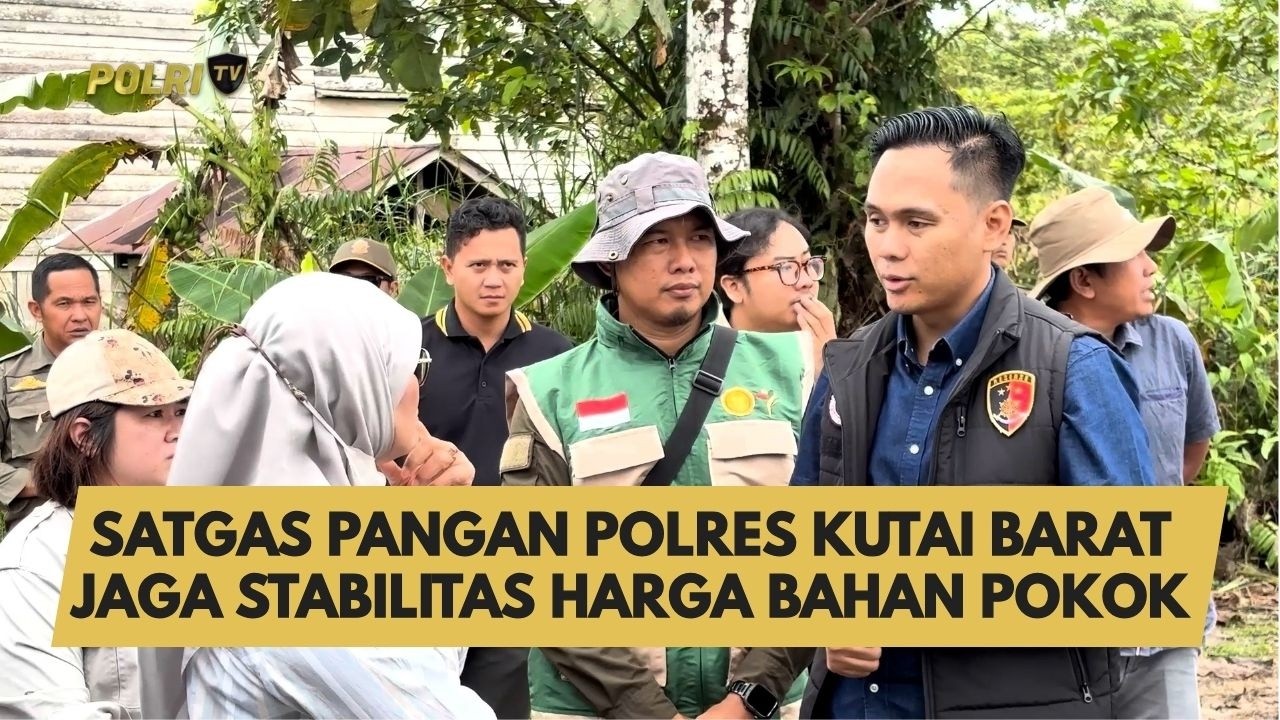 SATGAS PANGAN POLRES KUTAI BARAT JAGA STABILITIAS HARGA BAHAN POKOK