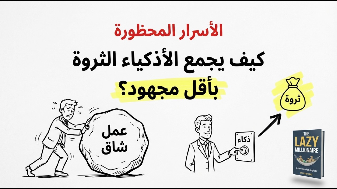 كتاب المليونير الكسول من اقوى كتب الثراء | كتاب مسموع