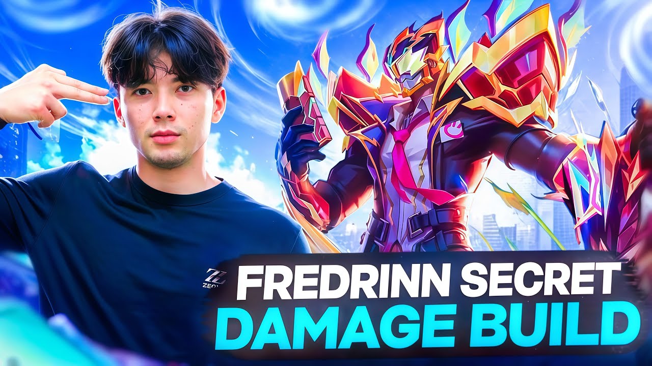 FREDRINN DAMAGE BUILD 🤯 #freddy #fredrinnmlbb #fredrinn